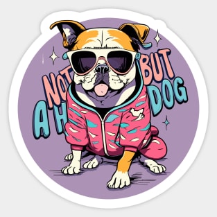 disco hound dog Sticker